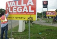 La valla ilegal