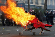 Francia: Violenta represión contra manifestación