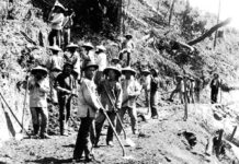 Presencia China durante la construcción del ferrocarril y el Canal