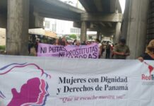 Reprimen marcha pacífica de trabajadoras sexuales
