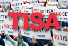 TISA raya nueva cancha de “juego” global