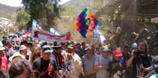 Evo Morales lideró caminata en homenaje al Che y su guerrilla