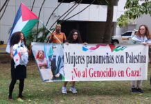 Panameños exigen cese de genocidio en Gaza