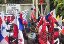 Manifestantes reclamaron cierre de Minera Panamá