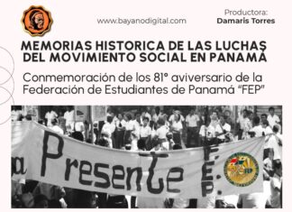 Memorias históricas de las luchas del movimiento social en Panamá