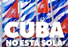 Firme llamamiento de solidaridad con Cuba