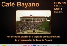 Año de luchas sociales en el vigésimo quinto aniversario de la recuperación del Canal de Panamá