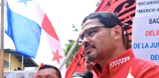 Dirigente del SUNTRACS denuncia allanamientos y dura represión