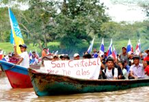 Campesinos de la cuenca de río Indio en pie de lucha