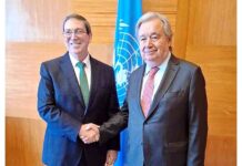 Cuba reafirma apoyo al multilateralismo en encuentro con Guterres