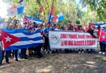 Solidaridad con Cuba desde la cumbre del Cerro Ancón