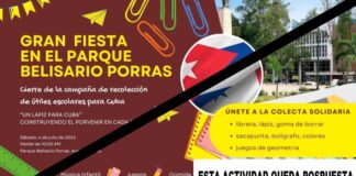Colecta solidaria: un lápiz para Cuba