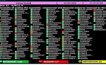Cuba en ONU contra el bloqueo, seguimos siendo más